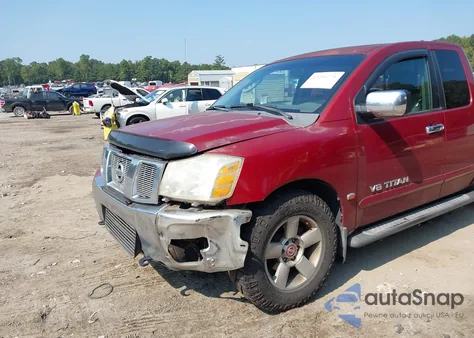 2005 Nissan Titan Se from USA, damaged, VIN 1N6BA06A15N572076
